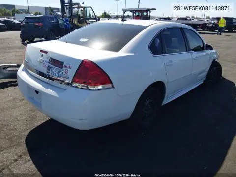 2011 Chevrolet Impala Ls VIN 2G1WF5EK0B1143871 фото 5
