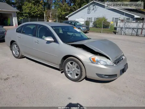 2G1WB5EK0B1214420 — 2011 Chevrolet Impala, Передняя часть, фото до ремонта