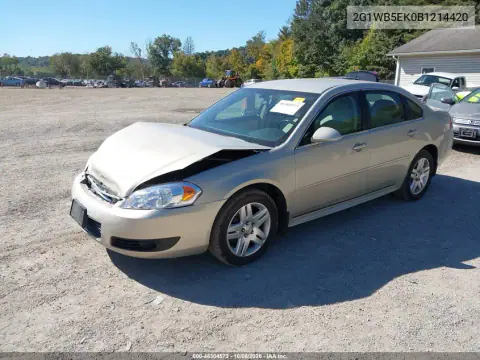 2011 Chevrolet Impala Lt VIN 2G1WB5EK0B1214420 фото 3
