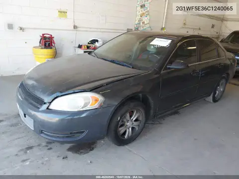 2012 Chevrolet Impala Ls VIN 2G1WF5E36C1240065 фото 2