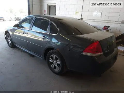 2012 Chevrolet Impala Ls VIN 2G1WF5E36C1240065 фото 3
