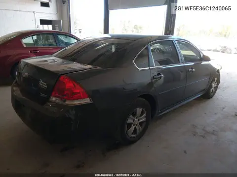 2012 Chevrolet Impala Ls VIN 2G1WF5E36C1240065 фото 4