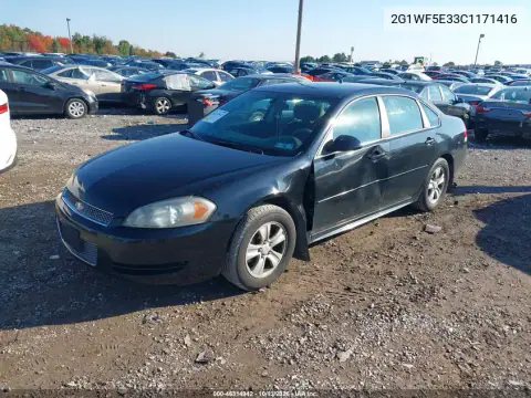 2G1WF5E33C1171416 — 2012 Chevrolet Impala, фото 3 с аукциона IAAI, Передняя часть слева
