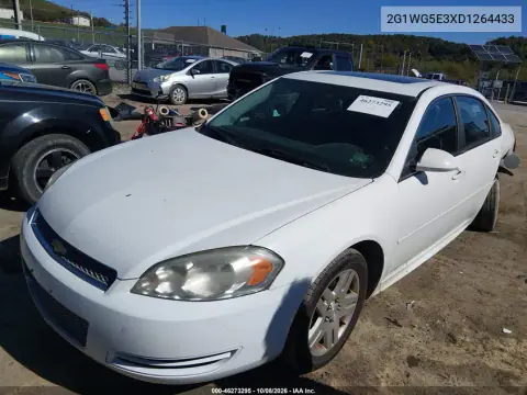 2013 Chevrolet Impala Lt VIN 2G1WG5E3XD1264433 фото 3