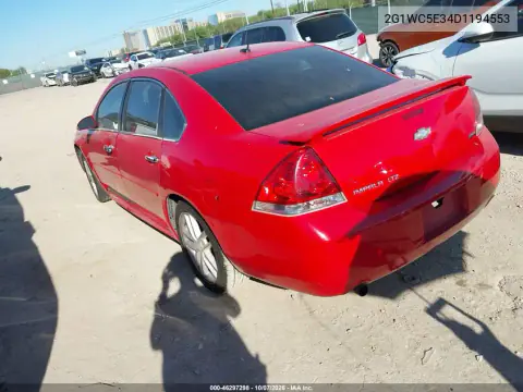 2013 Chevrolet Impala Ltz VIN 2G1WC5E34D1194553 фото 4