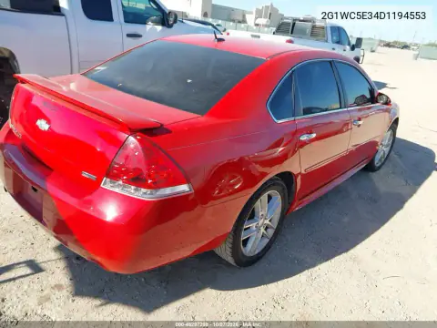 2013 Chevrolet Impala Ltz VIN 2G1WC5E34D1194553 фото 5