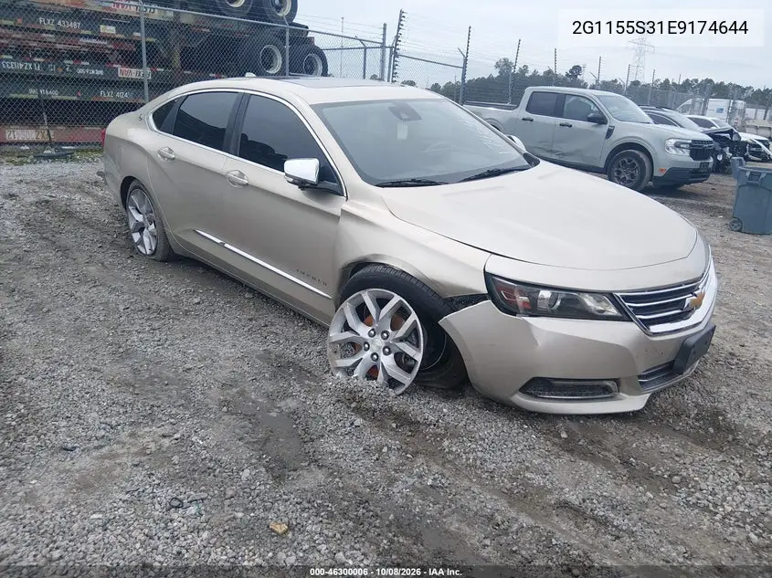 2014 Chevrolet Impala 2Lz VIN 2G1155S31E9174644 фото 1