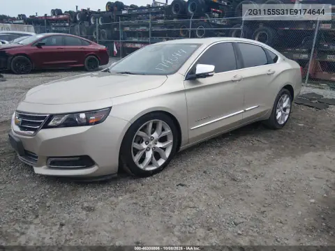 2014 Chevrolet Impala 2Lz VIN 2G1155S31E9174644 фото 2