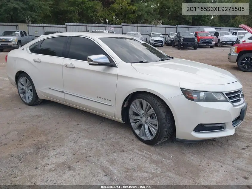 2G1155S3XE9275505 Chevrolet Impala 2014 — повреждение Передняя часть, фото до ремонта