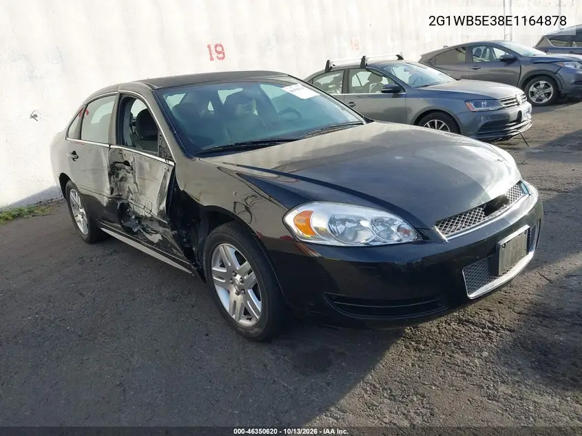 2G1WB5E38E1164878 — 2014 Chevrolet Impala, фото 2 с аукциона IAAI, Боковая часть