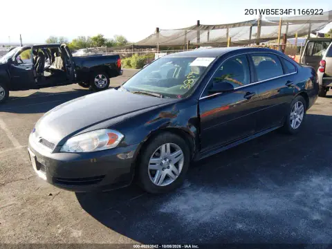2015 Chevrolet Impala Limited Lt VIN 2G1WB5E34F1166922 фото 3