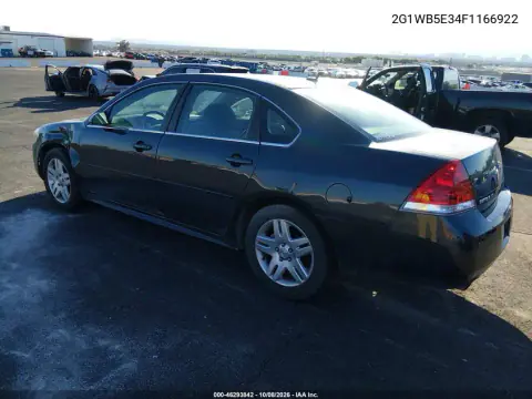 2015 Chevrolet Impala Limited Lt VIN 2G1WB5E34F1166922 фото 4
