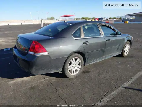 2015 Chevrolet Impala Limited Lt VIN 2G1WB5E34F1166922 фото 5
