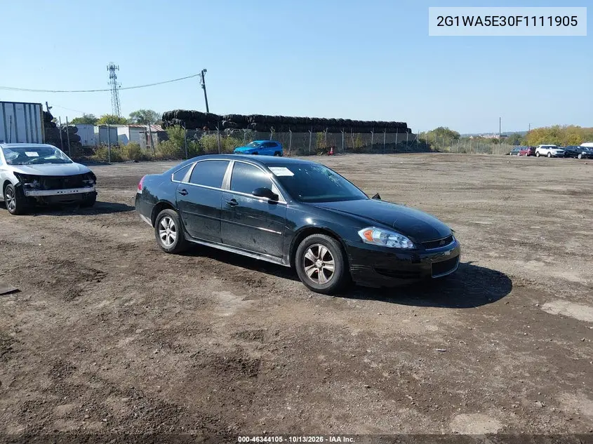 2015 Chevrolet Impala Limited Ls VIN 2G1WA5E30F1111905 фото 2