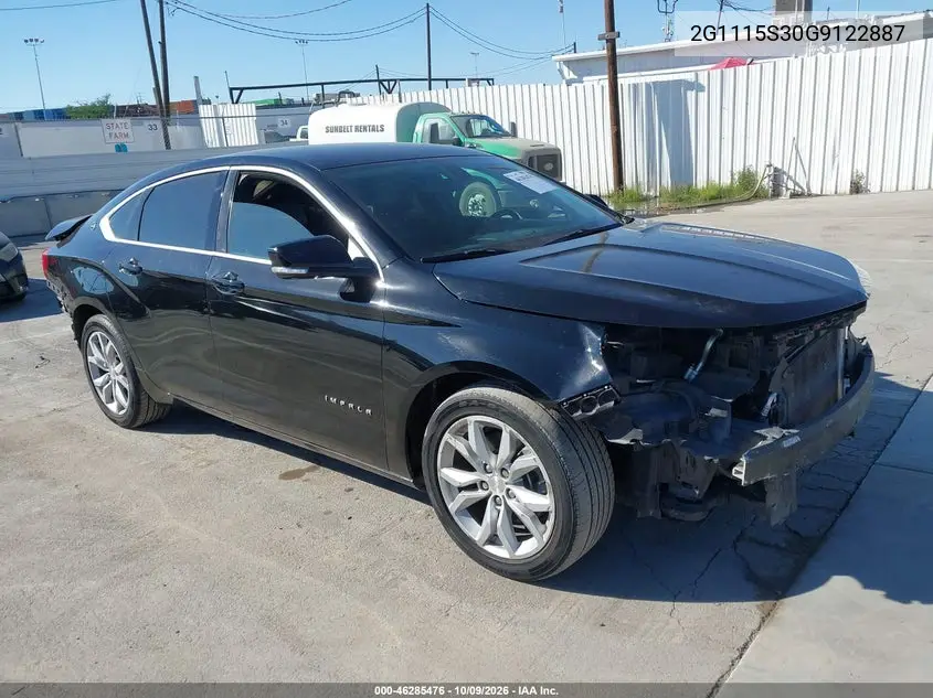 2016 Chevrolet Impala 2Lt VIN 2G1115S30G9122887 фото 2