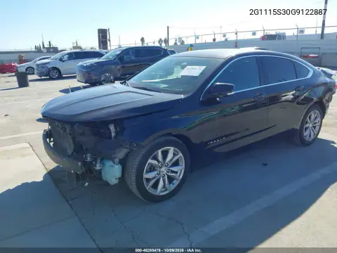 2016 Chevrolet Impala 2Lt VIN 2G1115S30G9122887 фото 3