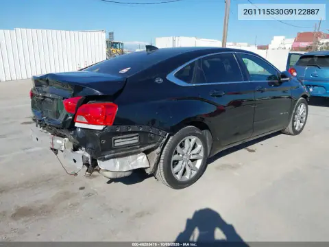 2016 Chevrolet Impala 2Lt VIN 2G1115S30G9122887 фото 5