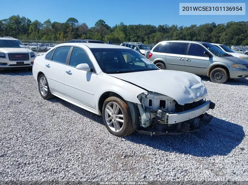 2016 Chevrolet Impala Limited Ltz VIN 2G1WC5E31G1136954 фото 2