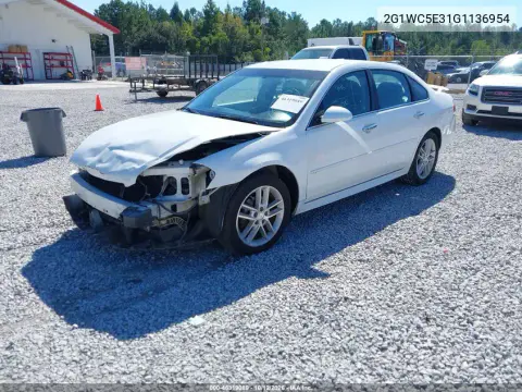2016 Chevrolet Impala Limited Ltz VIN 2G1WC5E31G1136954 фото 3