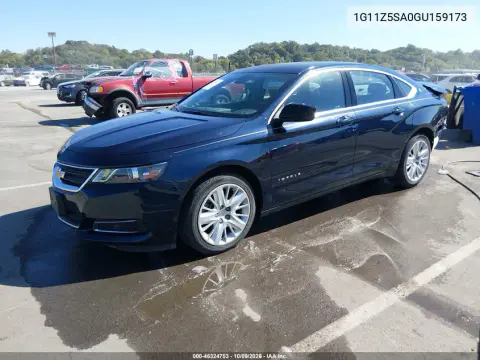 2016 Chevrolet Impala Ls VIN 1G11Z5SA0GU159173 фото 3