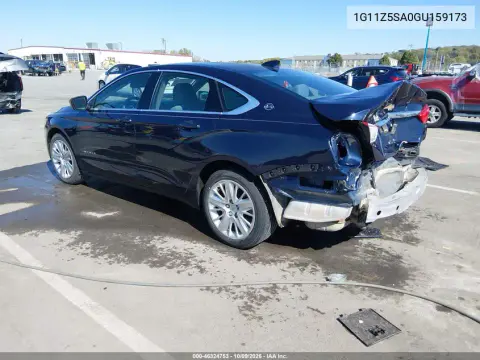 2016 Chevrolet Impala Ls VIN 1G11Z5SA0GU159173 фото 4