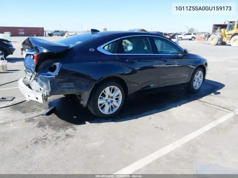 2016 Chevrolet Impala Ls VIN 1G11Z5SA0GU159173 фото 5