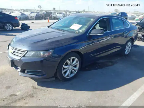 2G1105SA0H9176841 — 2017 Chevrolet Impala, фото 3 с аукциона IAAI, Передняя часть