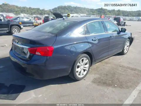 2G1105SA0H9176841 — 2017 Chevrolet Impala, фото 5 с аукциона IAAI, Передняя часть