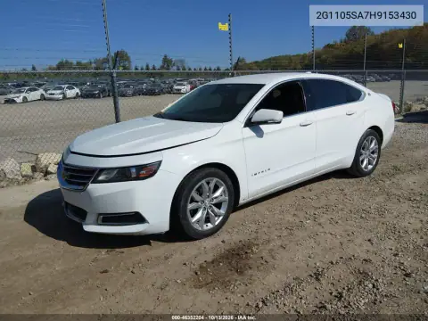 2G1105SA7H9153430 — 2017 Chevrolet Impala, фото 3 с аукциона IAAI, Передняя часть
