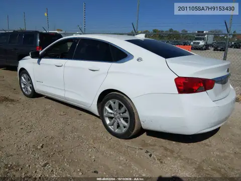 2G1105SA7H9153430 — 2017 Chevrolet Impala, фото 4 с аукциона IAAI, Передняя часть
