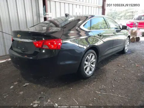 2G1105S3XJ9152893 — 2018 Chevrolet Impala, фото 5 с аукциона IAAI, Передняя часть слева