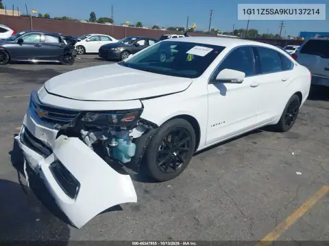 1G11Z5SA9KU137214 — 2019 Chevrolet Impala, фото 3 с аукциона IAAI, Не указано
