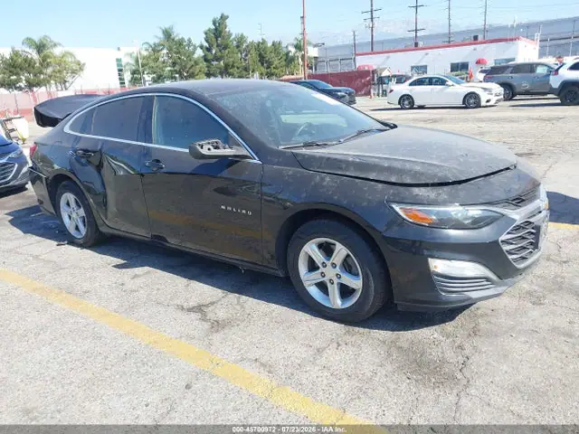 1G1ZB5ST1LF013145 — 2020 Chevrolet Malibu FWD LS, Задняя часть (Rear), фото до ремонта