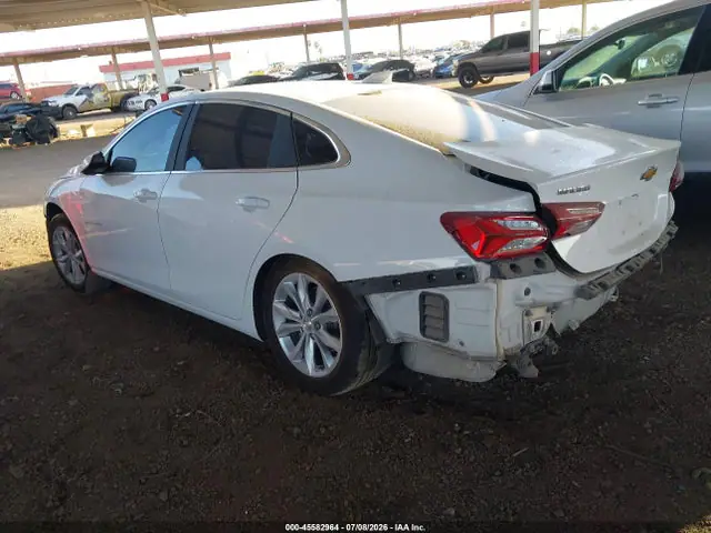 1G1ZD5ST9LF094843 — 2020 Chevrolet Malibu FWD LT, фото 3 с аукциона IAAI 29.09.2026, Задняя часть справа