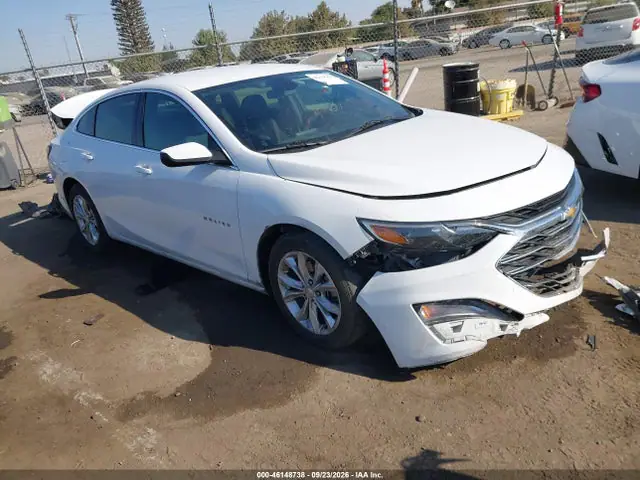 1G1ZD5ST1LF034538 — 2020 Chevrolet Malibu FWD LT, Передняя часть (Front End), фото до ремонта