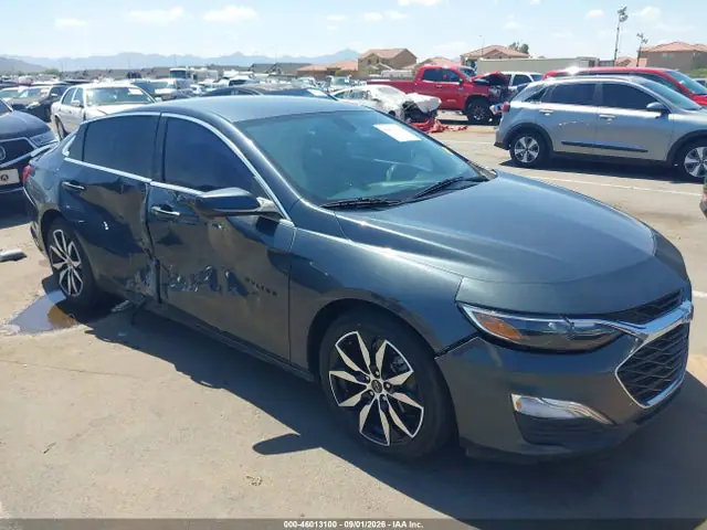 1G1ZG5ST8LF145403 — 2020 Chevrolet Malibu FWD RS, Правый бок (Right Side), фото до ремонта