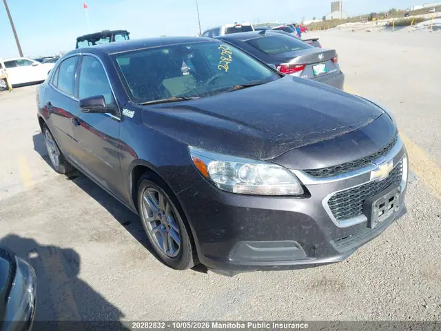 1G11C5SL6FF260496 — 2015 Chevrolet Malibu LT, Град (Hail), фото до ремонта