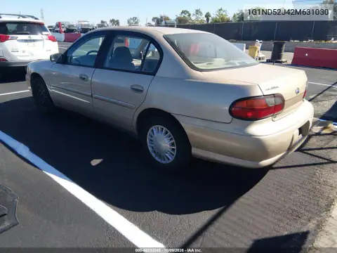 2002 Chevrolet Malibu VIN 1G1ND52J42M631030 фото 4