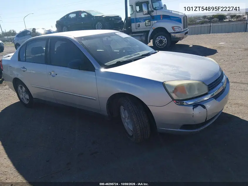 2005 Chevrolet Malibu Ls VIN 1G1ZT54895F222741 фото 1
