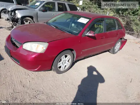 2006 Chevrolet Malibu Maxx Lt VIN 1G1ZT61806F236720 фото 3