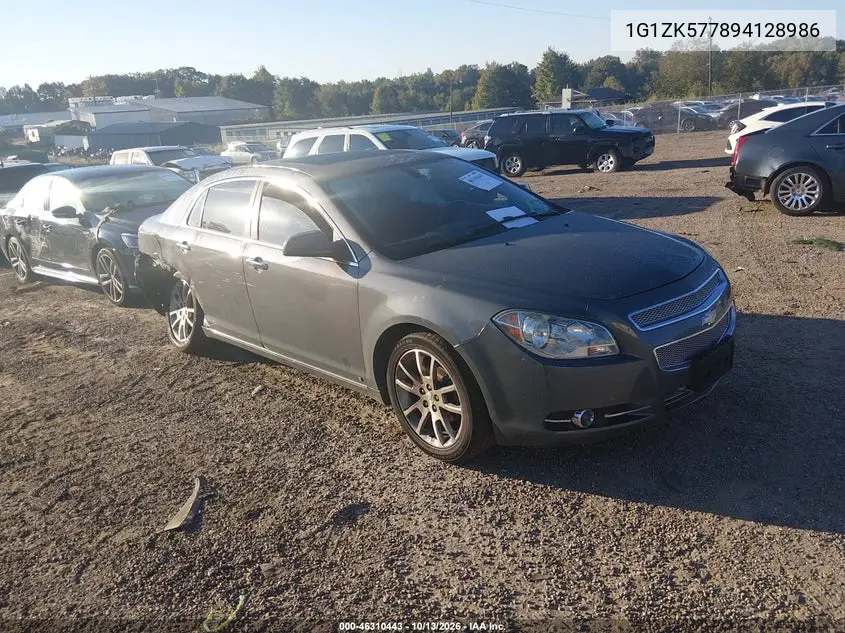 2009 Chevrolet Malibu Ltz VIN 1G1ZK577894128986 фото 1