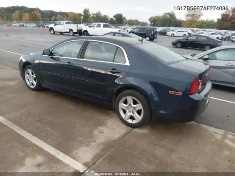 1G1ZB5EB7AF274036 — 2010 Chevrolet Malibu, фото 4 с аукциона IAAI, Передняя и задняя части