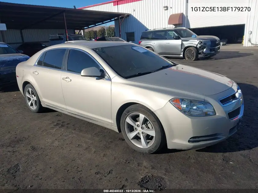 1G1ZC5E13BF179270 — 2011 Chevrolet Malibu, фото 2 с аукциона IAAI, Задняя часть