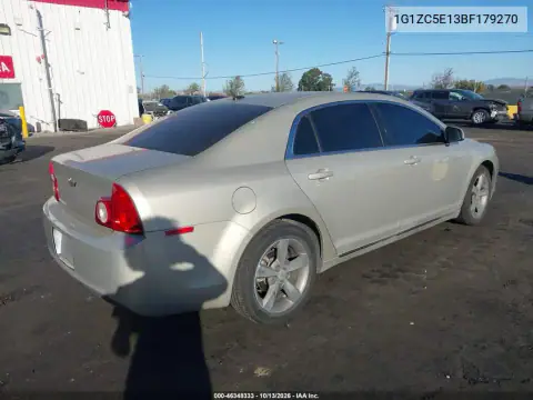 1G1ZC5E13BF179270 — 2011 Chevrolet Malibu, фото 5 с аукциона IAAI, Задняя часть