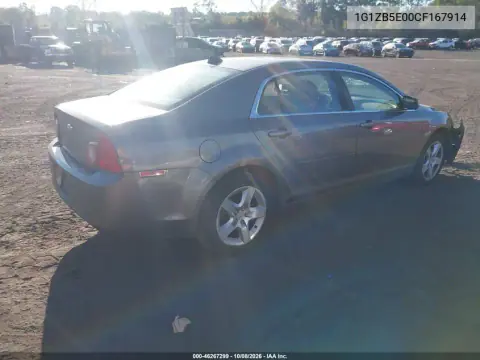2012 Chevrolet Malibu Ls VIN 1G1ZB5E00CF167914 фото 5