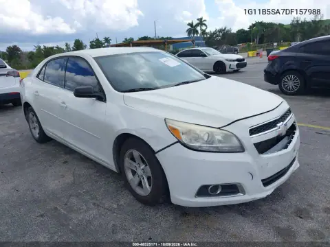 2013 Chevrolet Malibu Ls VIN 1G11B5SA7DF157988 фото 2