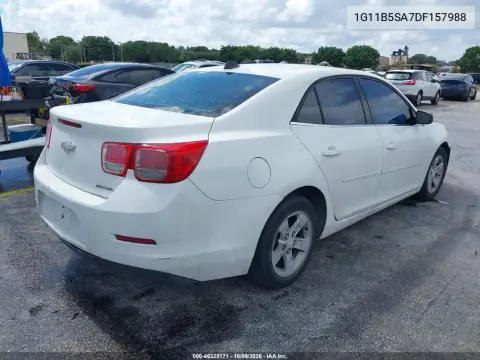2013 Chevrolet Malibu Ls VIN 1G11B5SA7DF157988 фото 5