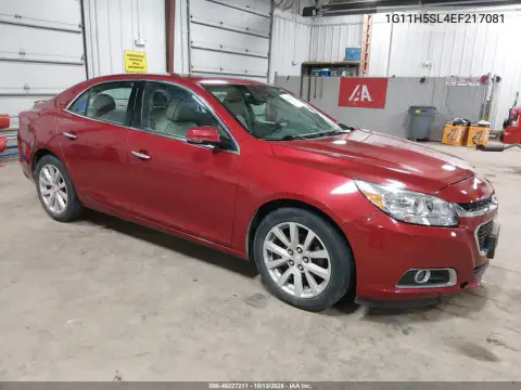 1G11H5SL4EF217081 — 2014 Chevrolet Malibu, Передняя часть, фото до ремонта