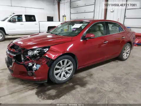 2014 Chevrolet Malibu 1Lz VIN 1G11H5SL4EF217081 фото 3