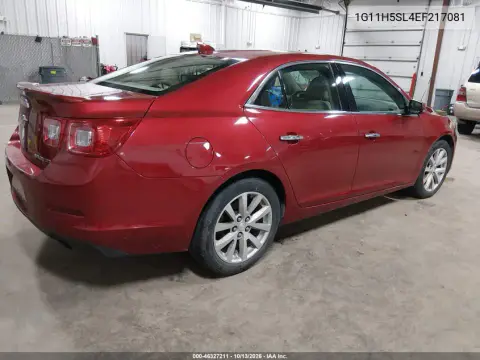 2014 Chevrolet Malibu 1Lz VIN 1G11H5SL4EF217081 фото 5